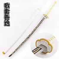 鬼滅の刃 我妻善逸 武具　刀装具　日本刀　模造刀　居合刀 日輪刀 51v0nbwd+9L._AC_SY200_QL15_.jpg